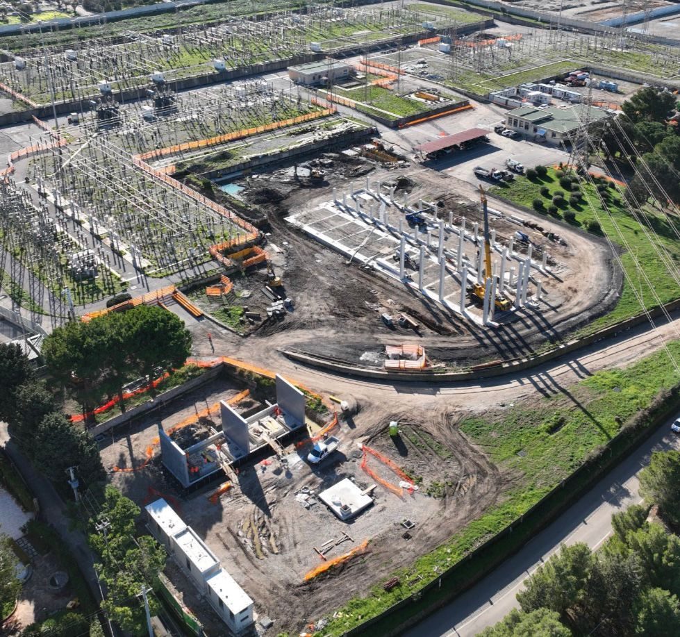 Stazione elettrica di Caracoli (PA) — fasi A e B (subappalto Impr. Pellegrini) — TERNA Rete Italia S.p.A.
