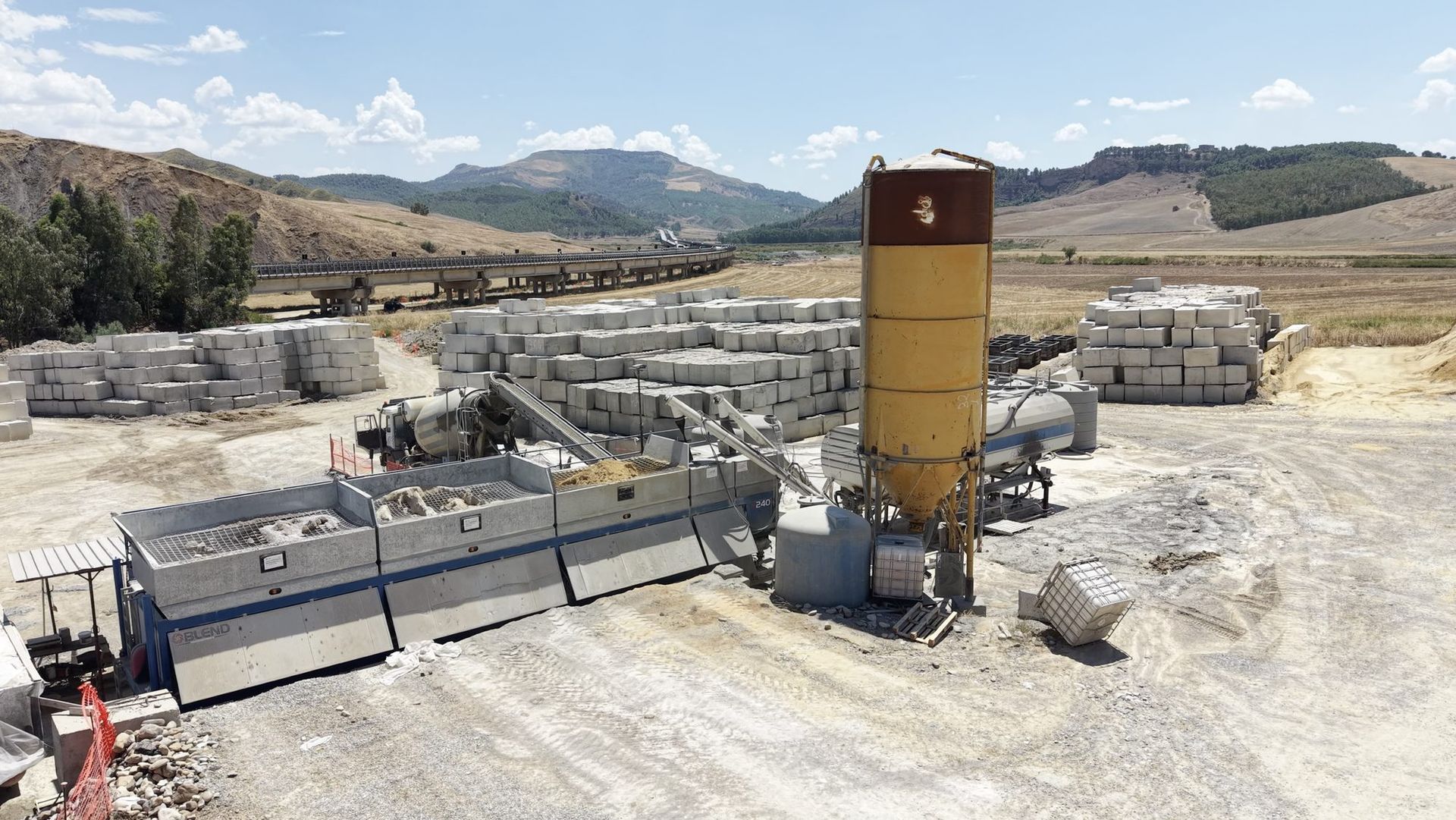 impianto mobile betonaggio